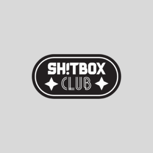Sticker 'SH!TBOX CLUB vintage'